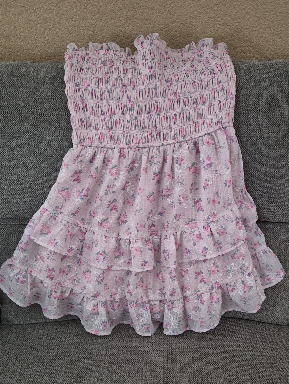 Womens Large Strapless Dress
